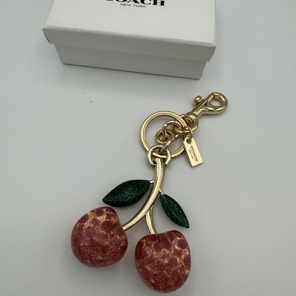 Coach Cherry Keychain - Picture 2 of 5